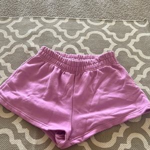 Shein pink comfy shorts